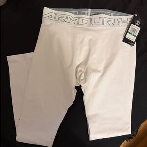 Under Armour White Men's Performance Compression Tights size L